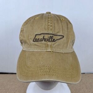 Paramount Reserve Nashville TN Map Outline‎ Baseball Cap Tan Cotton One Size